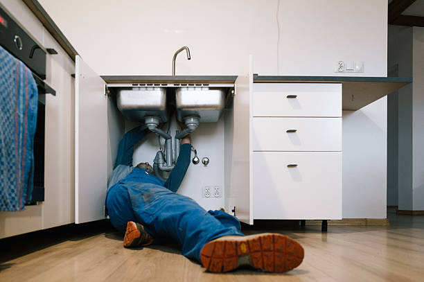 Professional Drain Cleaning technician working in Dunbar, PA